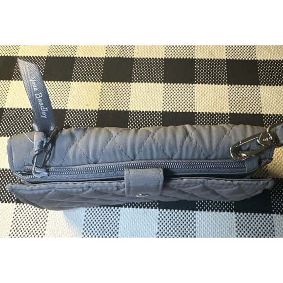 Vera Bradley Gray RFID Smartphone Wristlet‎ Accordion Wallet Roses NWT $89 - Picture 11 of 12